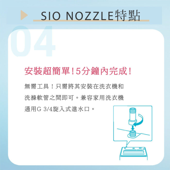 洗衣神器 SIO NOZZLE
