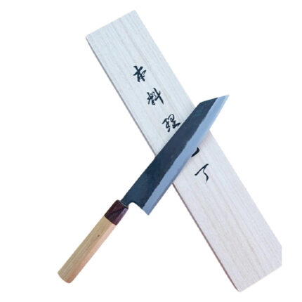 桐木箱 黑打包丁青鋼 八角欅木柄