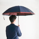 甲州織物 橘 縮骨遮 Koshu-ori Folding Umbrella