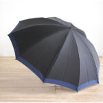 甲州織物 橘 縮骨遮 Koshu-ori Folding Umbrella